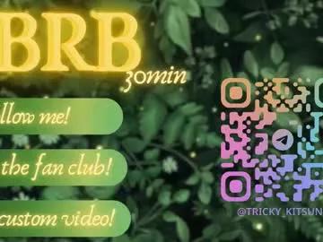 Gorgeous trickykitsune from Chaturbate trickykitsune from Chaturbate