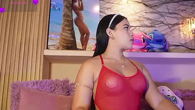 Dirty indulgence with the rounded Adriana_crof from StripChat stripping off on webcam Adriana_crof from StripChat