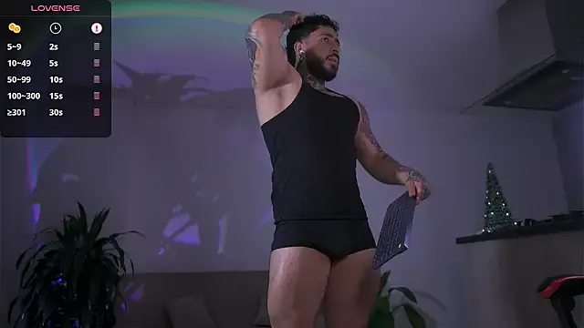 Bicurious sexiness: LeoSalvatore_ gets butt-naked while rubbing her slit on camera LeoSalvatore_ from StripChat